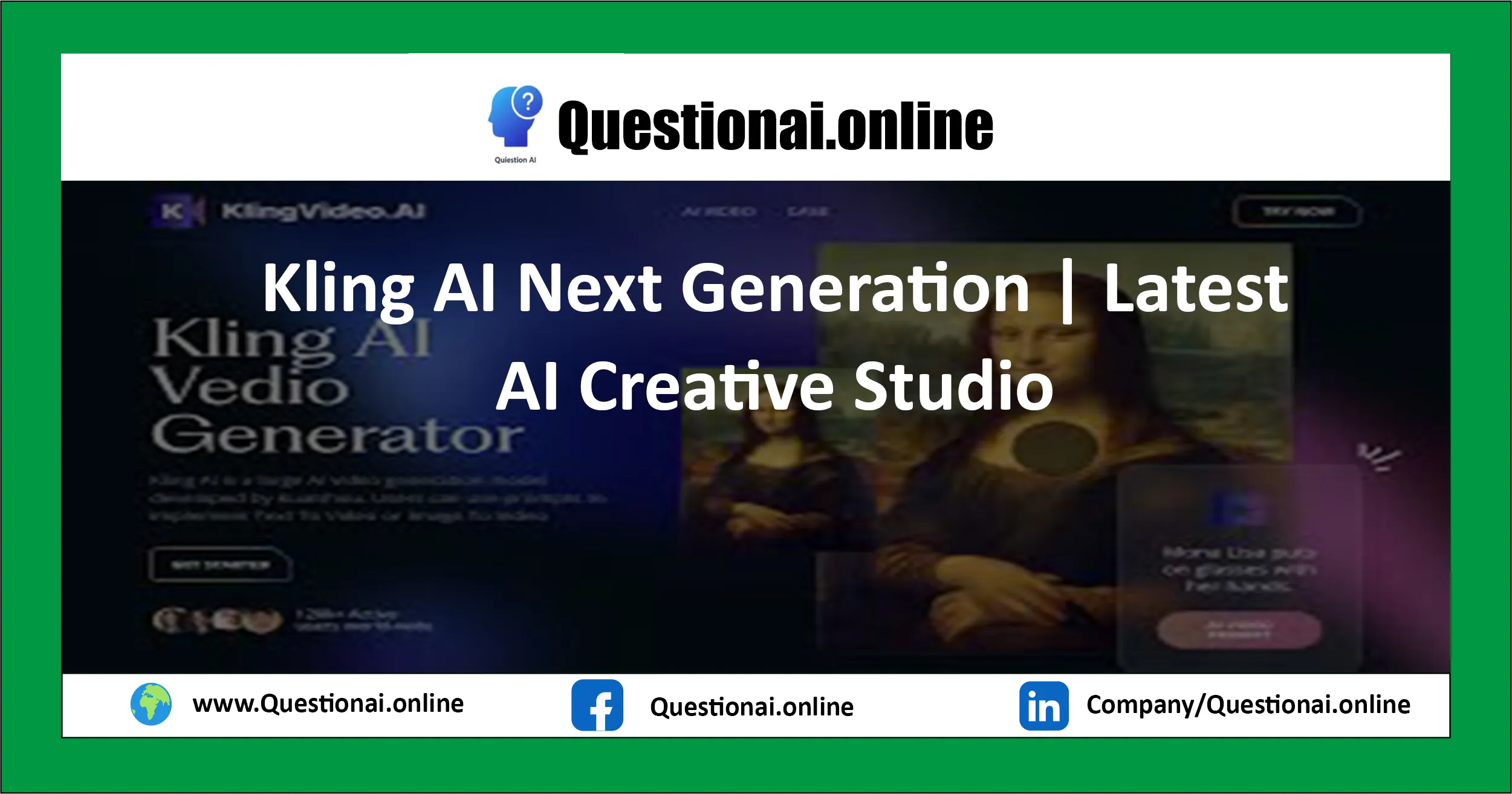 Kling AI Next Generation | Latest AI Creative Studio